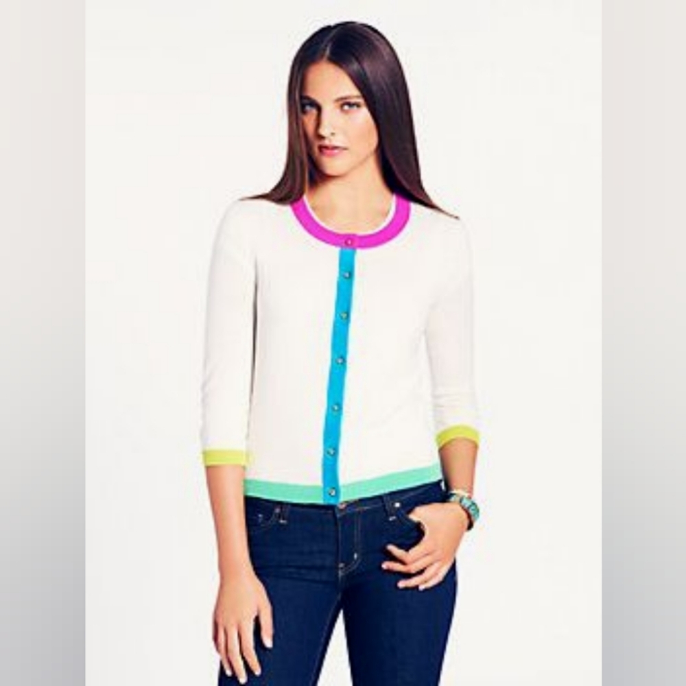 Kate spade colorblock cardigan
